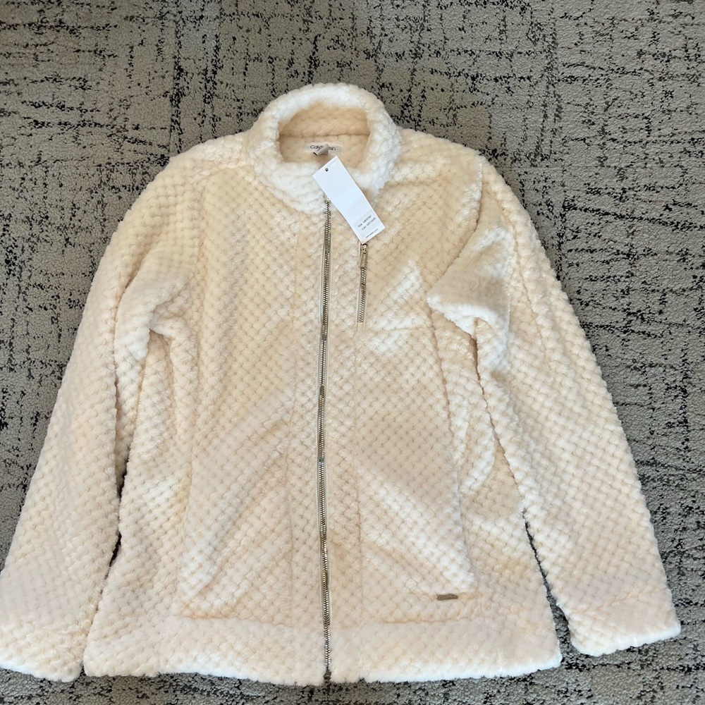 Calvin Klein NWT Cream Fleece